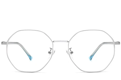 Geometric Silver Metal Glasses #BS0423-0105