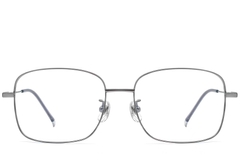 Rectangular Grey Titanium Glasses #BS0423-0108