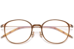 Oval Brown TR90 Glasses #BS0423-0111
