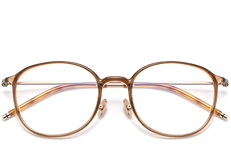 Oval Brown TR90 Glasses #BS0423-0111