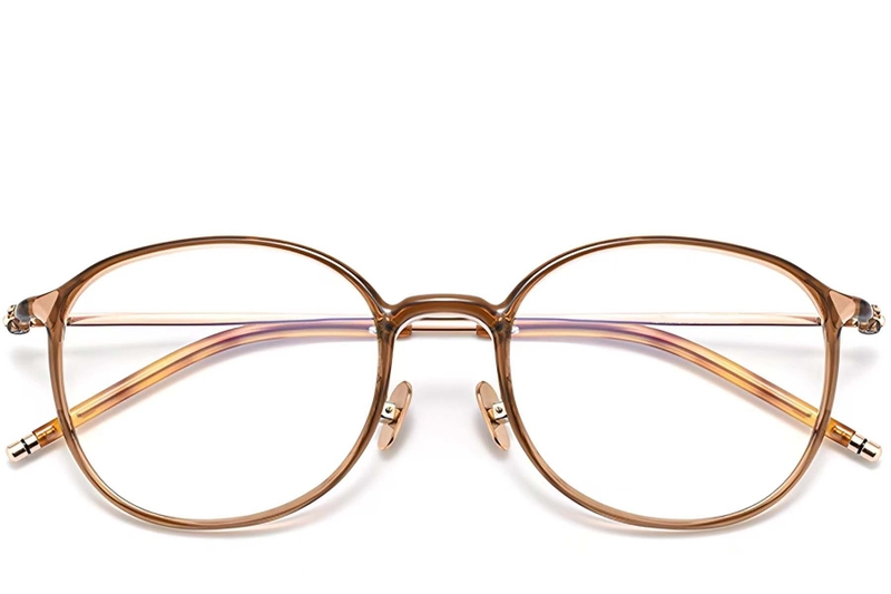 Oval Brown TR90 Glasses #BS0423-0111