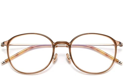 Gafas ovaladas TR90 marrones #BS0423-0111