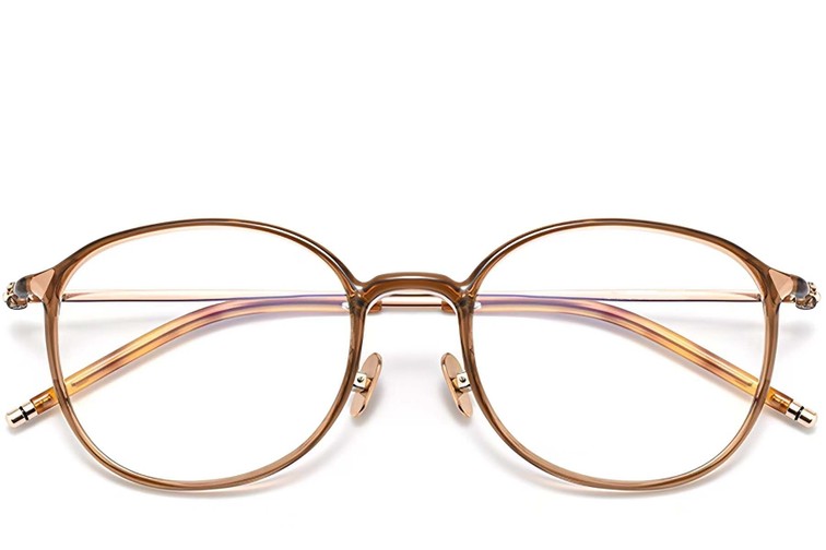 Gafas ovaladas TR90 marrones #BS0423-0111