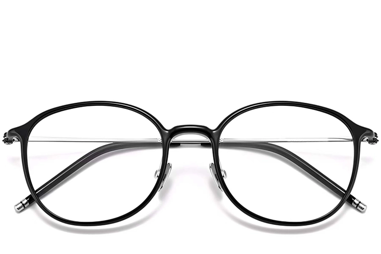 Oval Black TR90 Glasses #BS0423-0113