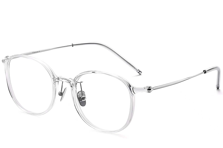 Oval Transparent TR90 Glasses #BS0423-0114
