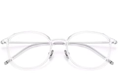 Oval Transparent TR90 Glasses #BS0423-0114