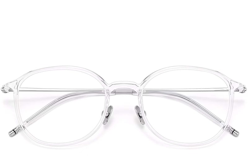 Oval Transparent TR90 Glasses #BS0423-0114