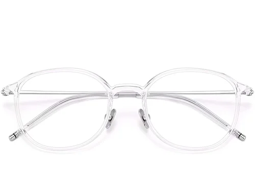 Lunettes ovales transparentes TR90 #BS0423-0114
