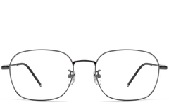 Rectangular Grey Titanium Glasses #BS0423-0117