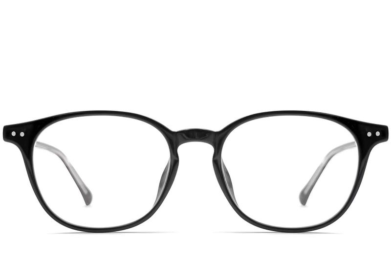 Oval Black TR90 Glasses #BS0423-0125