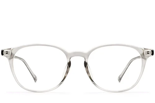 Lunettes ovales grises TR90 #BS0423-0126