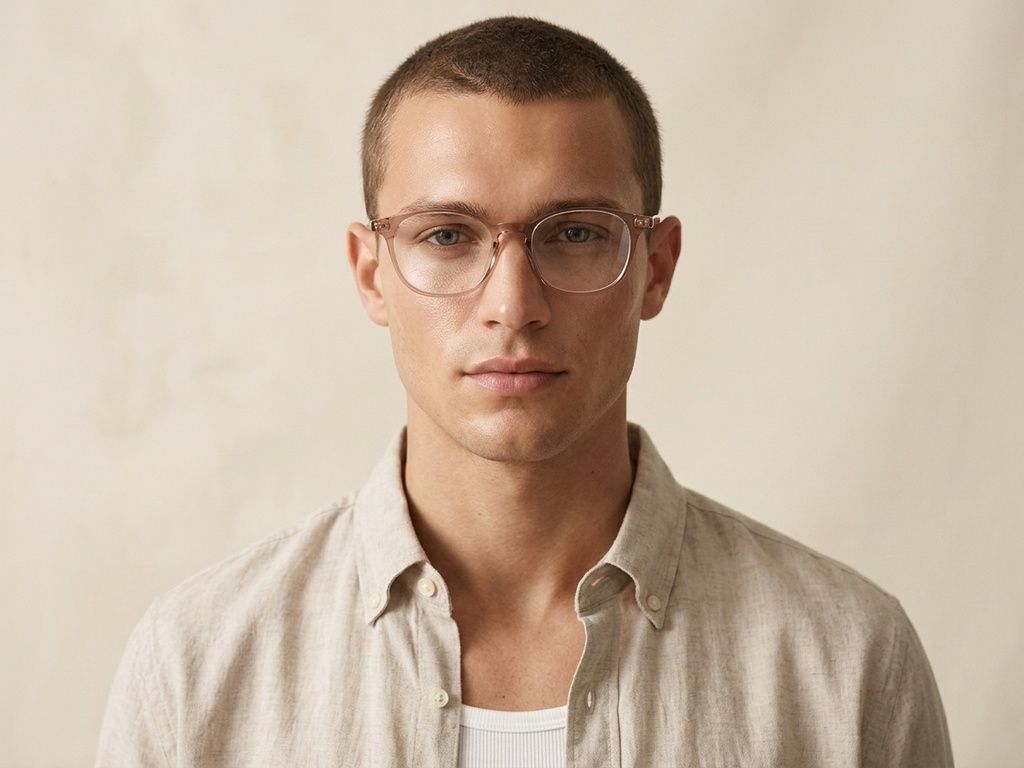 Oval Brown TR90 Glasses #BS0423-0127