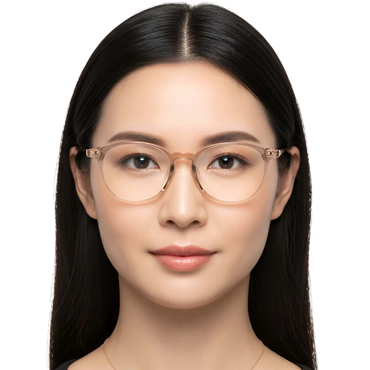 Oval Brown TR90 Glasses #BS0423-0127