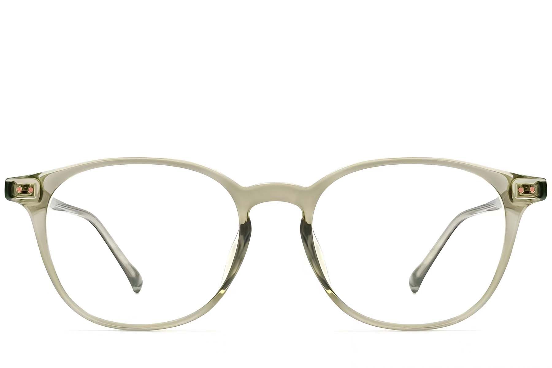 Oval Green TR90 Glasses #BS0423-0128