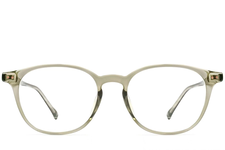 Oval Green TR90 Glasses #BS0423-0128