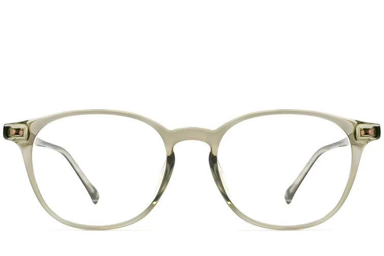 Gafas TR90 ovaladas verdes #BS0423-0128