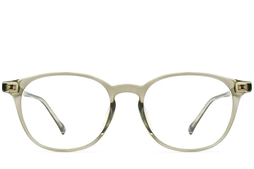 Oval Green TR90 Glasses #BS0423-0128