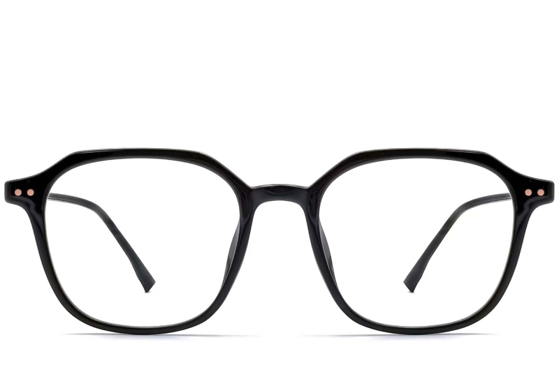 Geometric Black TR90 Glasses #BS0423-0130