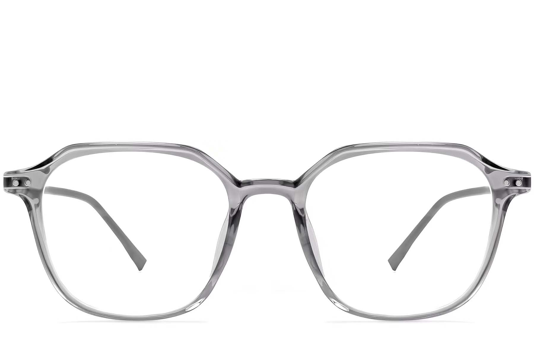 Geometric Grey TR90 Glasses #BS0423-0131