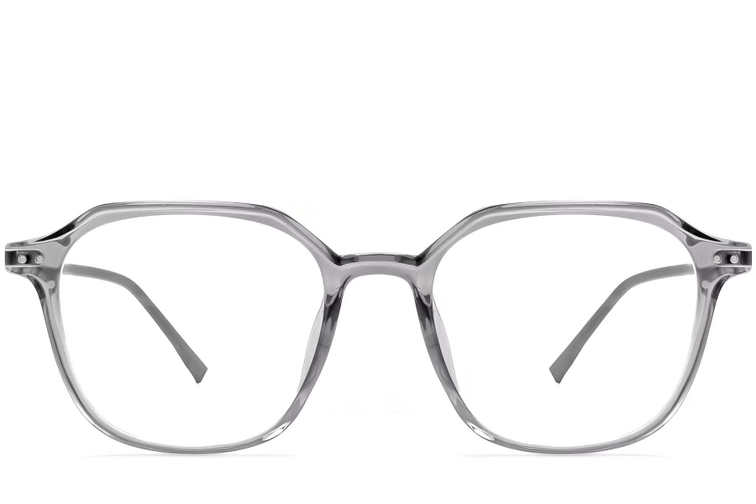 Geometric Grey TR90 Glasses #BS0423-0131