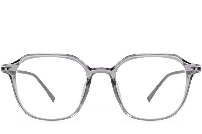 Geometric Grey TR90 Glasses #BS0423-0131