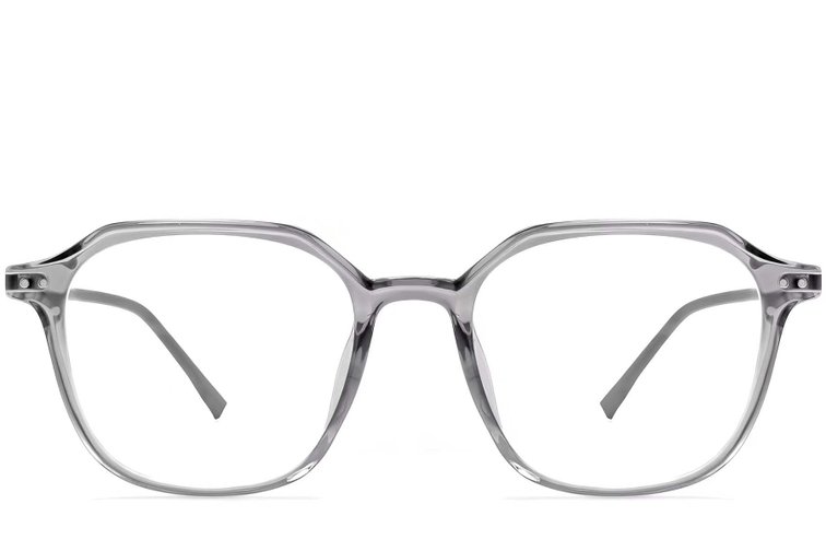 Gafas geométricas grises TR90 #BS0423-0131
