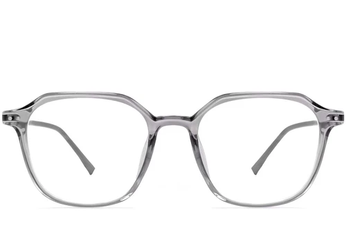 Lunettes géométriques grises TR90 #BS0423-0131