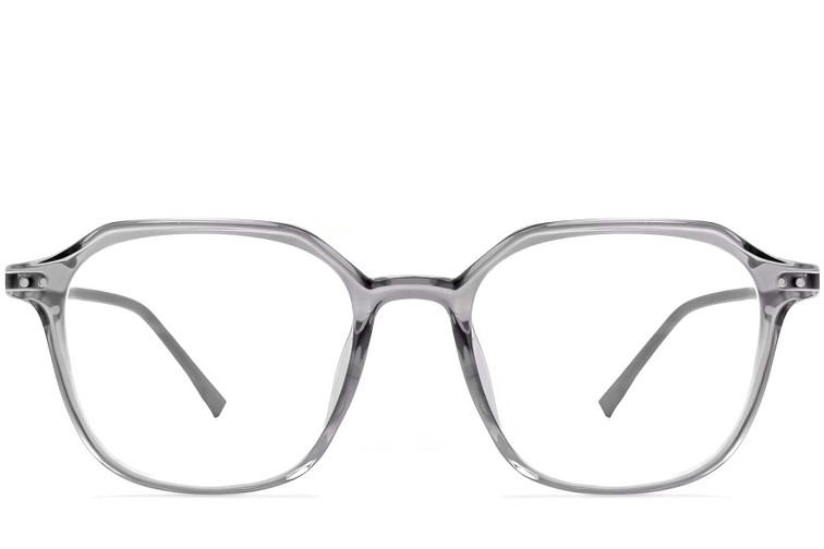 Geometric Grey TR90 Glasses #BS0423-0131