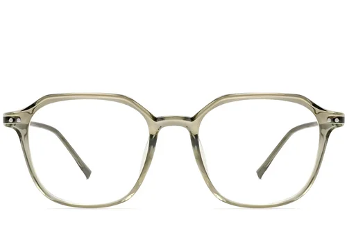 Lunettes géométriques vertes TR90 #BS0423-0132