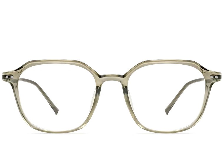 Geometric Green TR90 Glasses #BS0423-0132