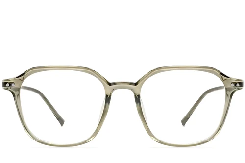 Lunettes géométriques vertes TR90 #BS0423-0132