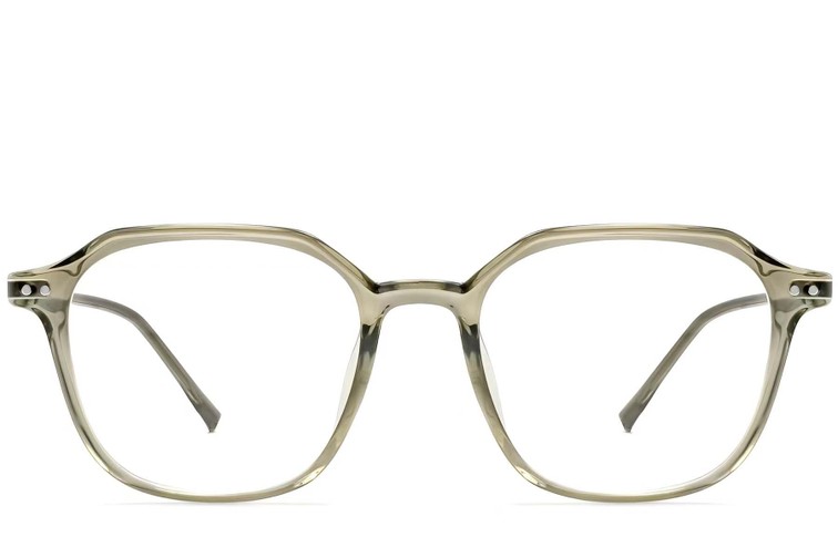 Gafas geométricas verdes TR90 #BS0423-0132