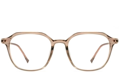 Geometric Brown TR90 Glasses #BS0423-0133
