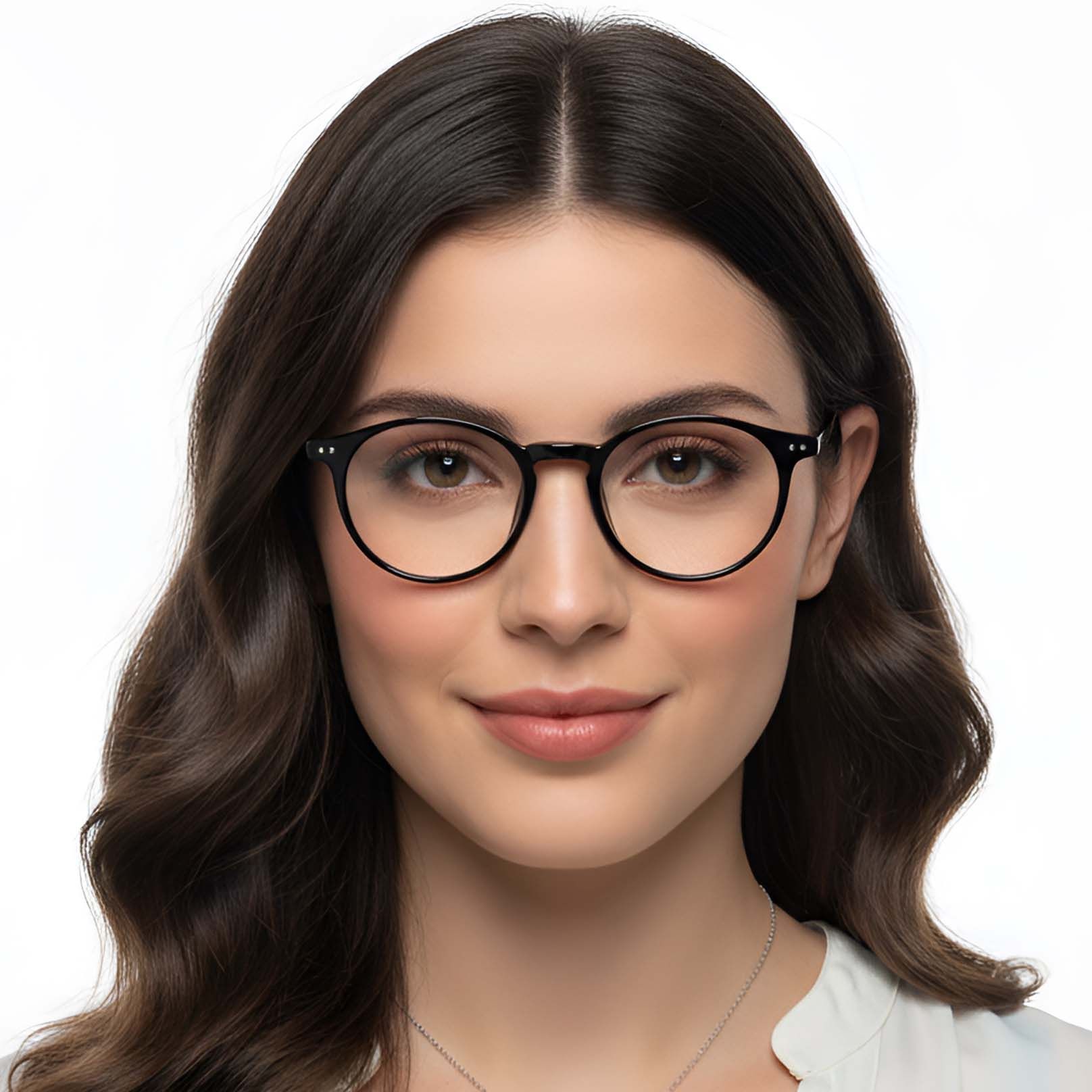 Oval Black TR90 Glasses #BS0423-0134