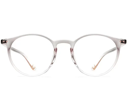 Lunettes ovales grises TR90 #BS0423-0136