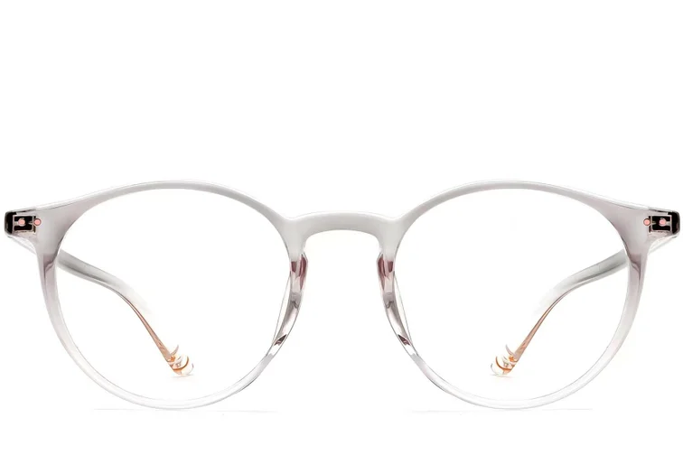 Ovale graue TR90-Brille #BS0423-0136