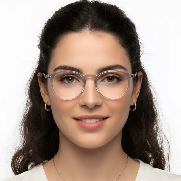 Oval Grey TR90 Glasses #BS0423-0136