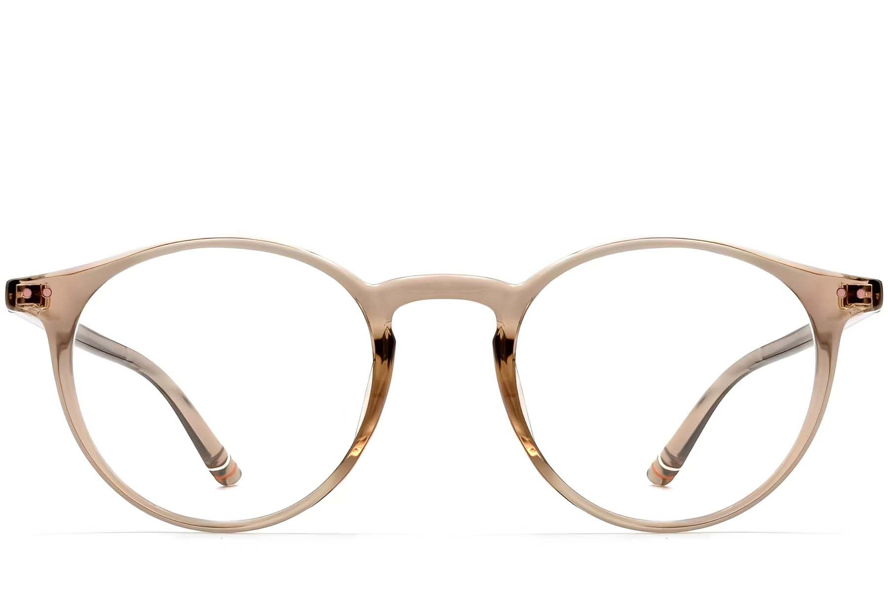Oval Brown TR90 Glasses #BS0423-0137