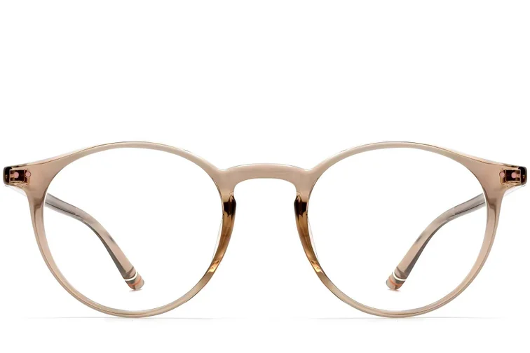Lunettes ovales marron TR90 #BS0423-0137