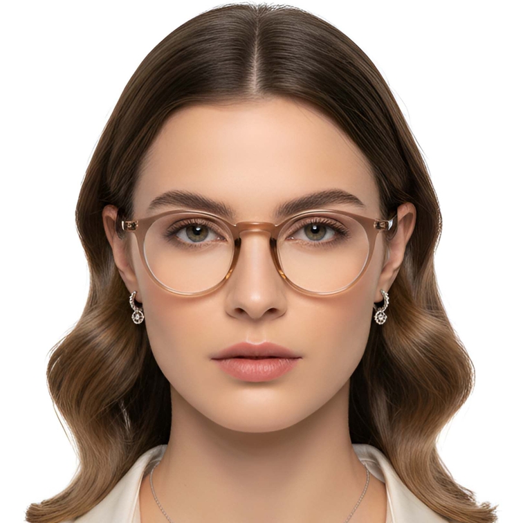 Gafas ovaladas TR90 marrones #BS0423-0137