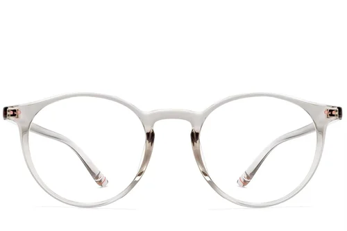 Lunettes ovales grises TR90 #BS0423-0138