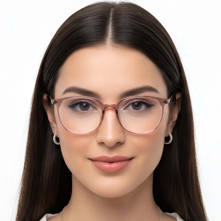 Oval Purple TR90 Glasses #BS0423-0139