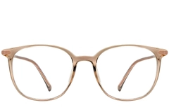 Oval Brown TR90 Glasses #BS0423-0140