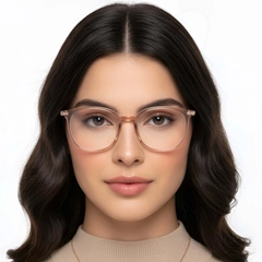 Oval Brown TR90 Glasses #BS0423-0140
