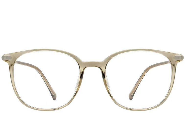 Lunettes ovales vertes TR90 #BS0423-0142