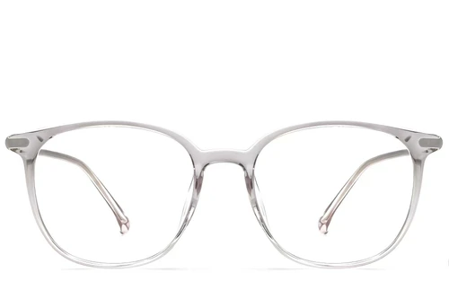 Lunettes ovales grises TR90 #BS0423-0143