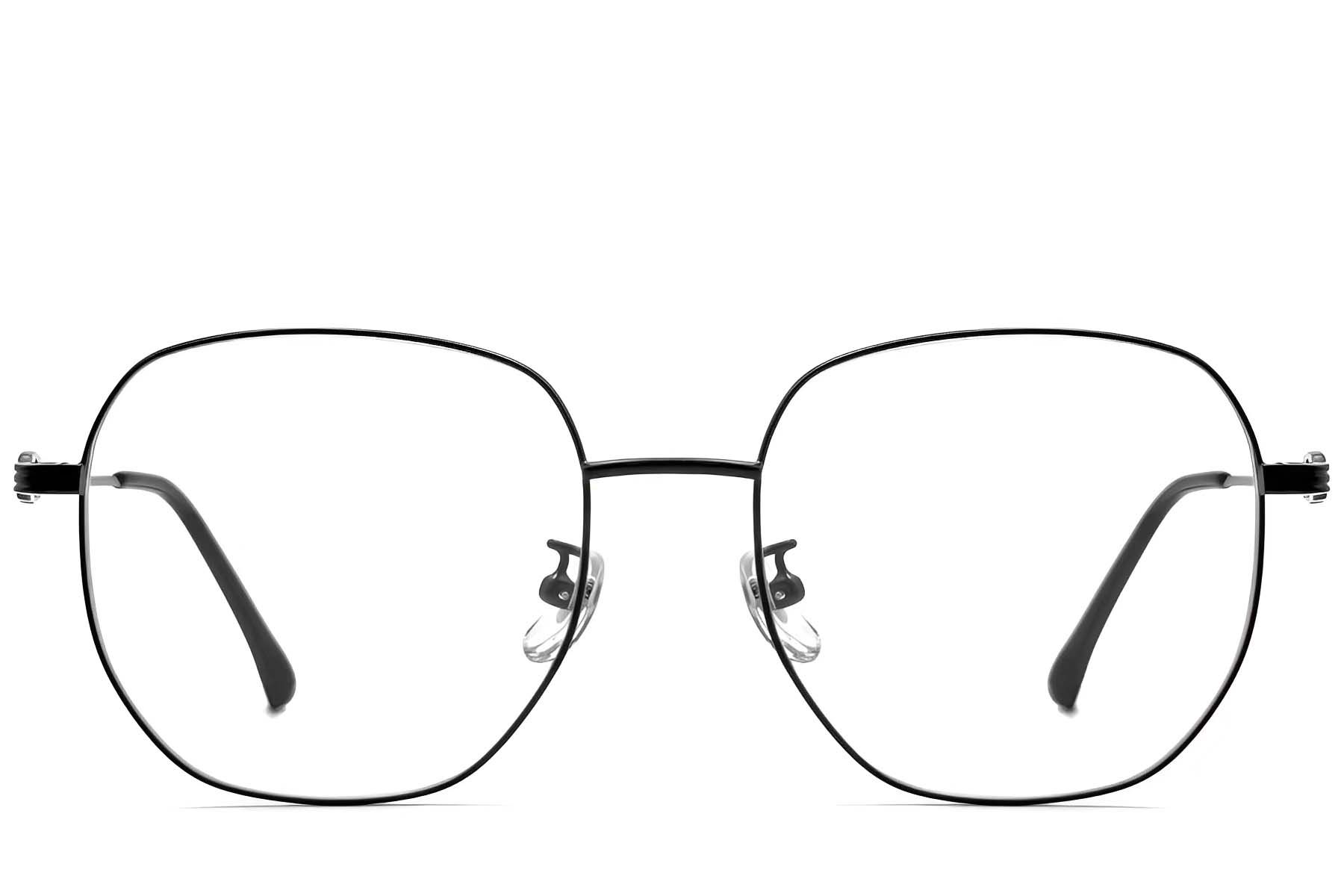 Geometric Black Metal Glasses #BS0423-0148