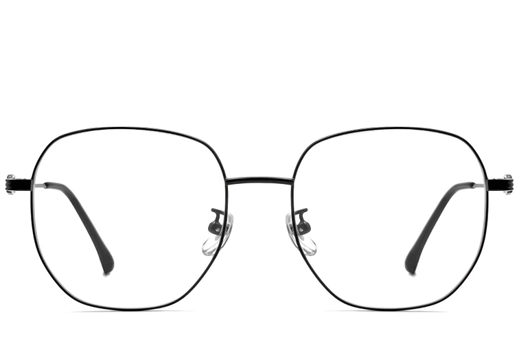 Geometric Black Metal Glasses #BS0423-0148