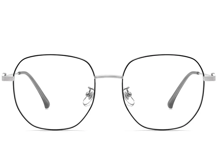 Geometric Black Metal Glasses #BS0423-0149