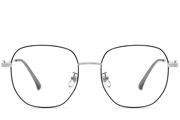 Geometric Black Metal Glasses #BS0423-0149